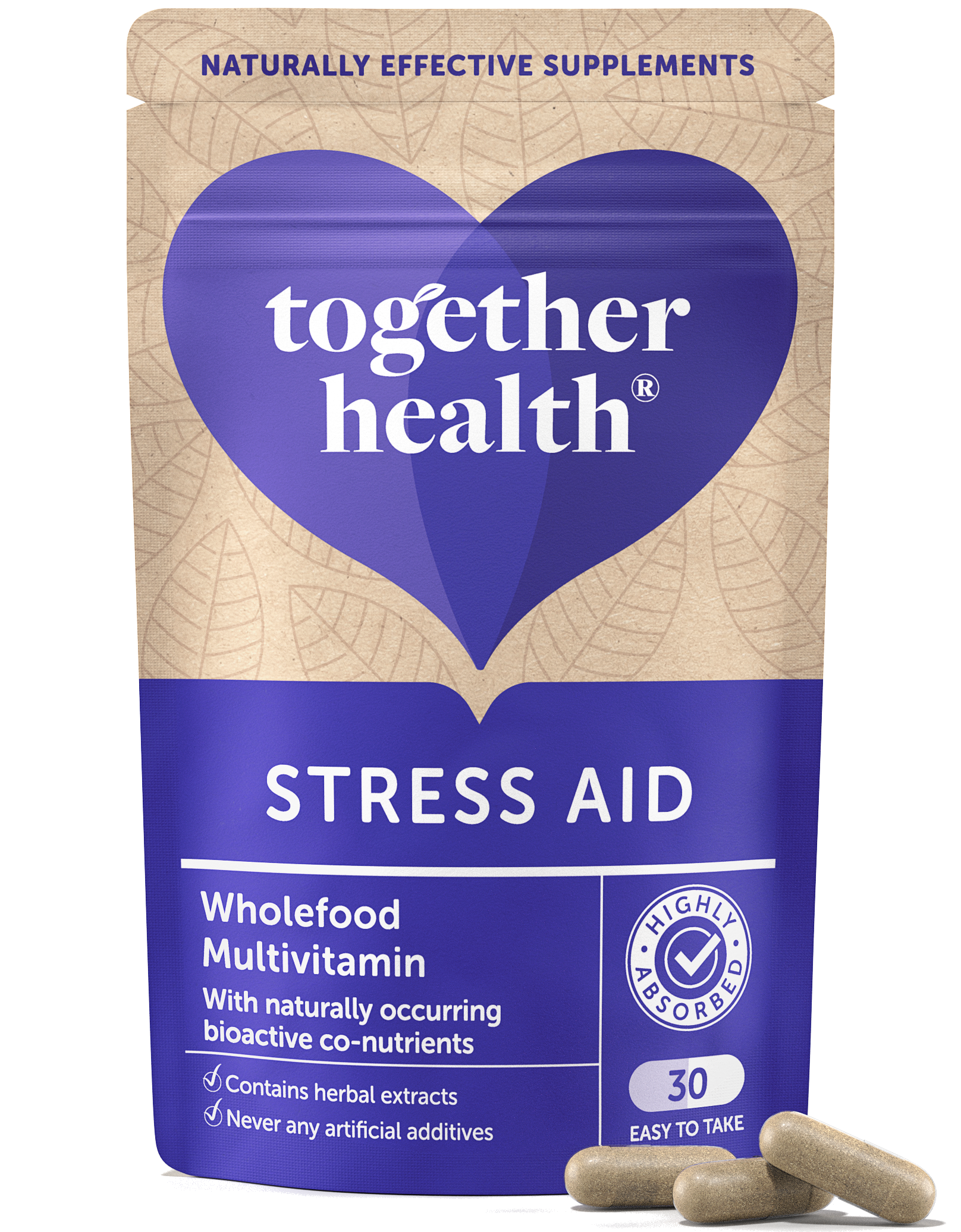 Stress Aid – Stress Supplement – 30 Capsules